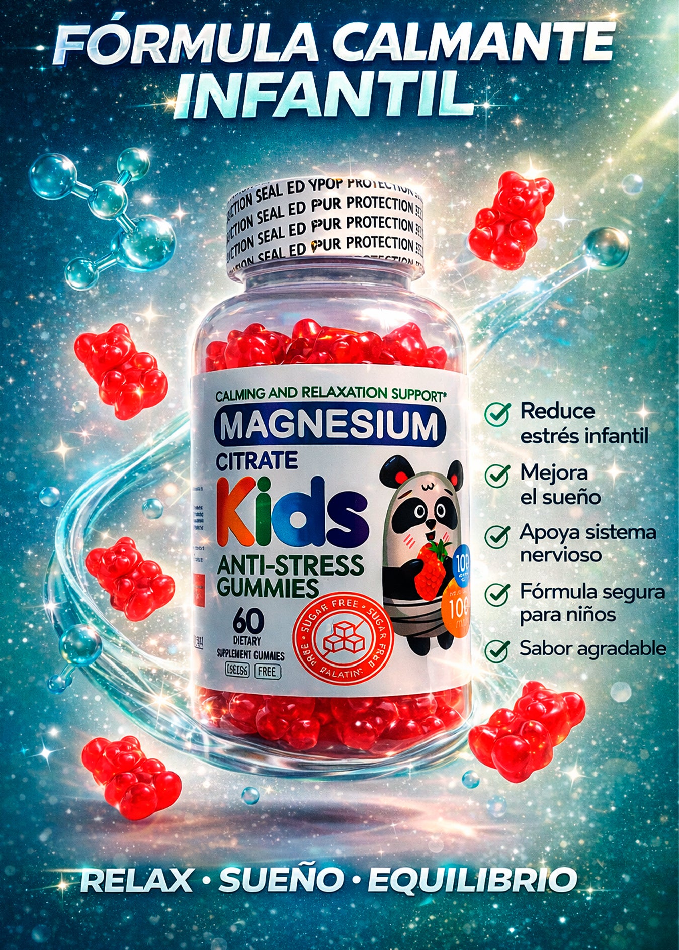 Gomitas de Magnesium kids